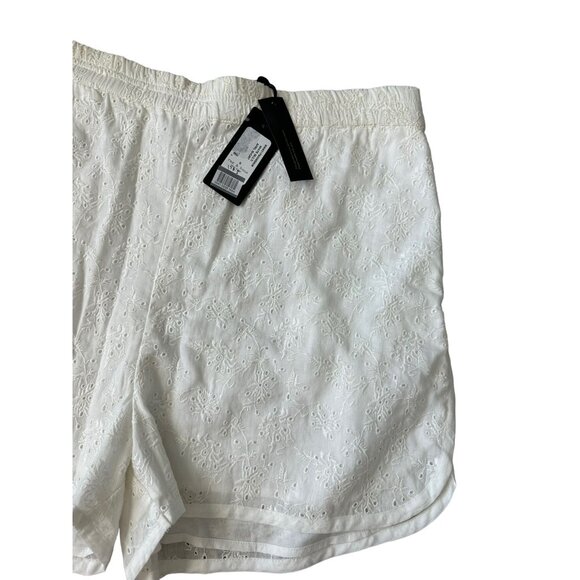 RAG & BONE Ivory Eyelet Shorts Size Small NEW - Picture 3 of 4